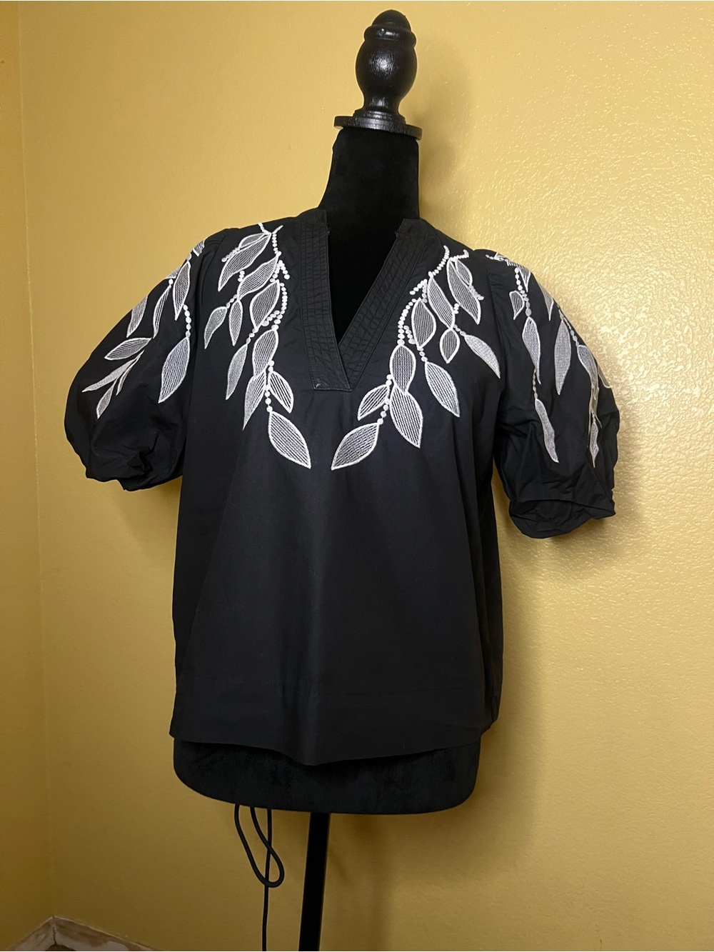 Black/gray/white blouse. Oliver.o brand.